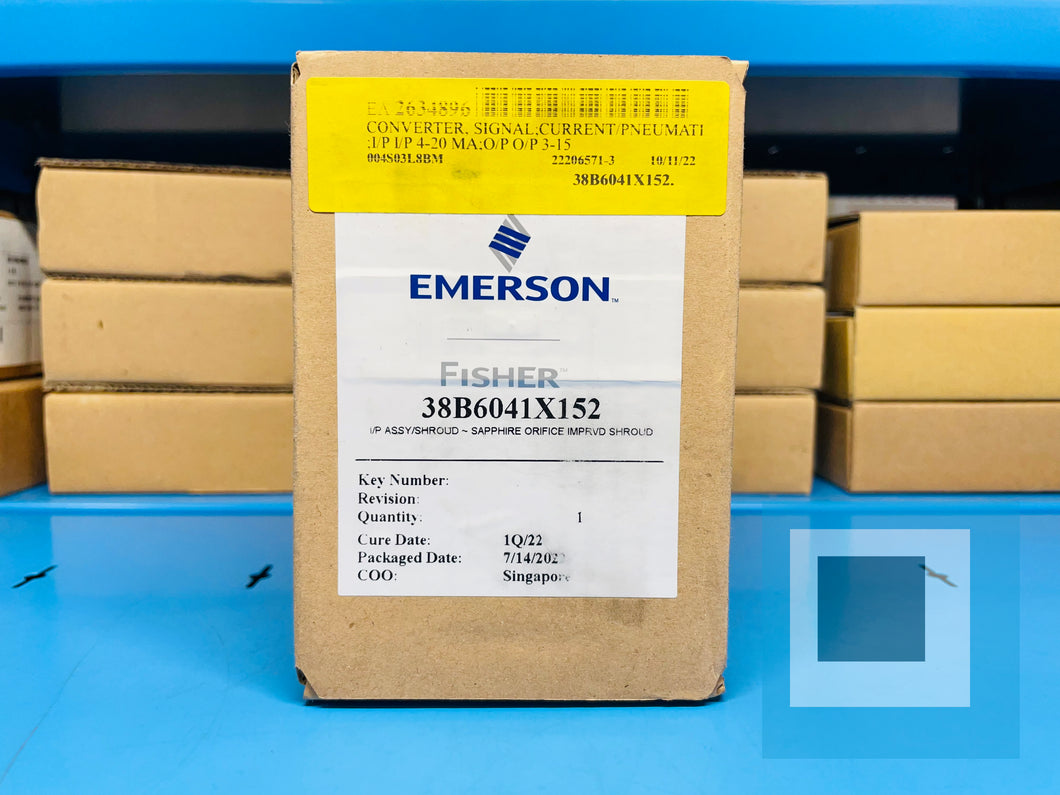 2022 - NEW Emerson / Fisher 38B6041X152 FieldVue Controller Valve IP Assembly