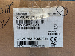 NEW Yaskawa CIMR-P7U4011 VARISPEED-P7 VFD Drive 15/20HP Intelligent Pump Control