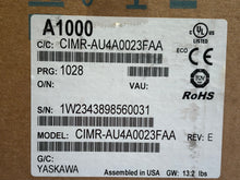 Load image into Gallery viewer, NEW - Yaskawa CIMR-AU4A0023FAA REV: E 380-480 VAC Output: 23A/18А Servo Drive
