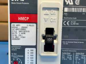 NEW - EATON / Westinghouse HMCP100R3C SERIES C MOTOR CIRCUIT PROTECTOR