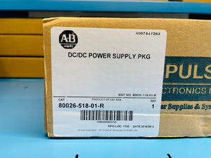 NEW - Allen-Bradley 80026-518-01-R Ser. 1 DC/DC Power Supply