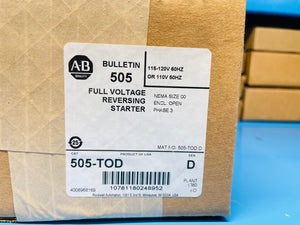 Allen-Bradley 505-TOD /D Series D Full Voltage Reversing Starter