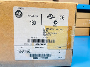 NEW - Allen-Bradley 160-BA10NPS1 Series C AC Drive 380-460V 3P