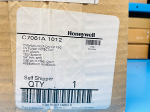 Honeywell C7061A1012 UV Dynamic Self-Check Flame Detector New In Box C7061A 1012