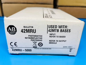 Allen-Bradley 42MRU-5000 SER C PhotoSwitch Retroreflective PhotoHead Sensor