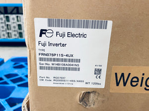 Fuji Electric FRN075P11S-4UX Fuji Inverter IN:3PH 380-440V/50Hz OUT: 75HP 112A